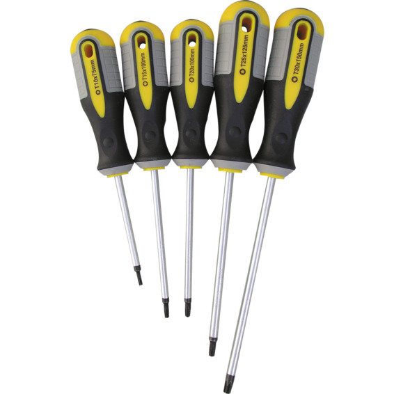 Probuilder Skrutrekkersett Torx 5 deler Probuilder Skrutrekkersett Torx 5 deler
