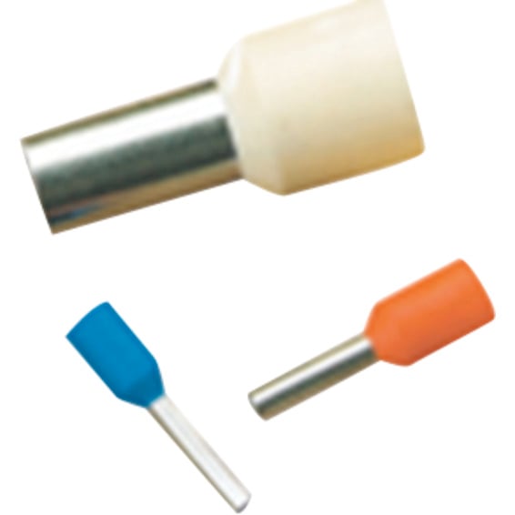 Isolert endehylse 1,5mm² Lengde 10mm 10-Stk Isolert endehylse 1,5mm² Lengde 10mm 10-Stk