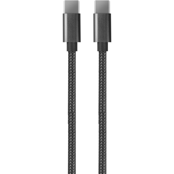 J&EL Ladekabel USB-C til USB-C 1m sort