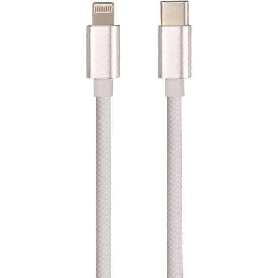 J&EL Ladekabel USB-C til Lightning 1m hvit